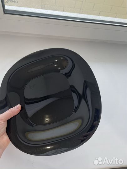 Тарелки большие плоские квадратные 4шт