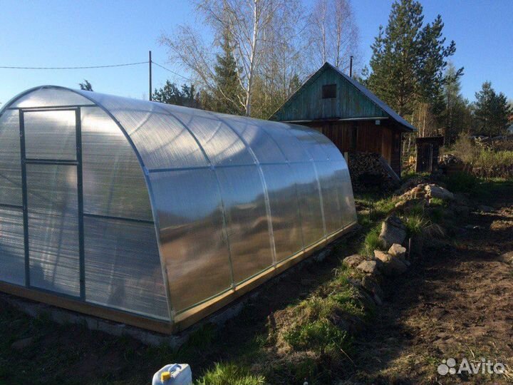 Теплицы Усиленные.Поликарбонат 4mm/6mm/8mm
