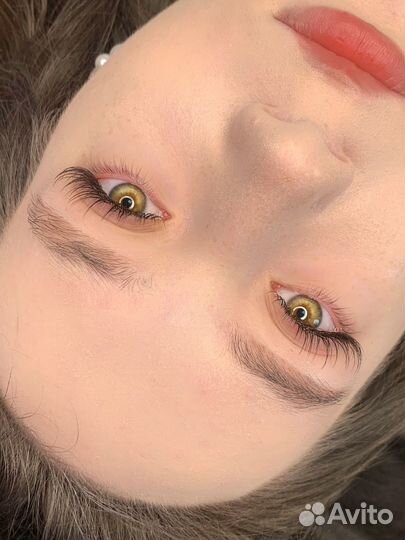 Наращивание ресниц/оформление бровей