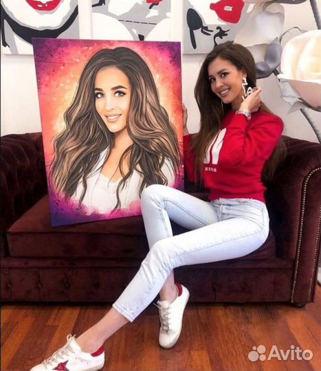 Портрет на холсте (вау подарок)