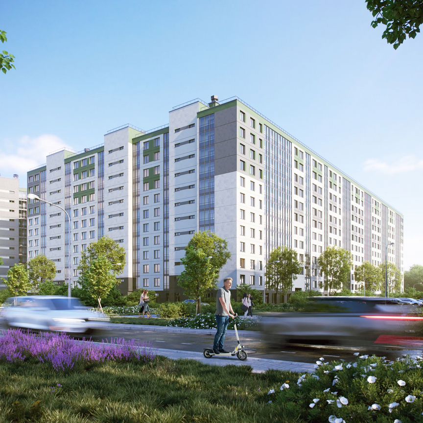 2-к. квартира, 59 м², 9/12 эт.