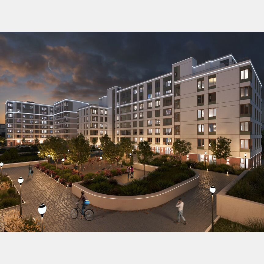 2-к. квартира, 35,9 м², 3/8 эт.