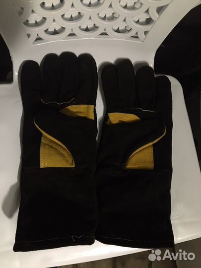 Перчатки краги спилковые летние рабочие