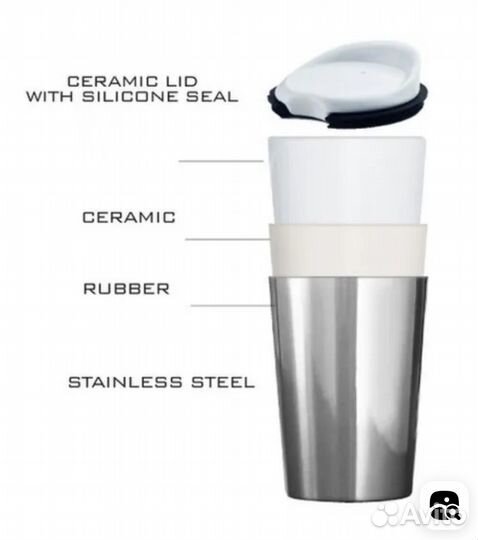 Термокружка Asobu, 0.4 л