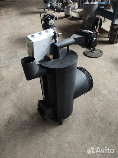 Печь котел на отработке