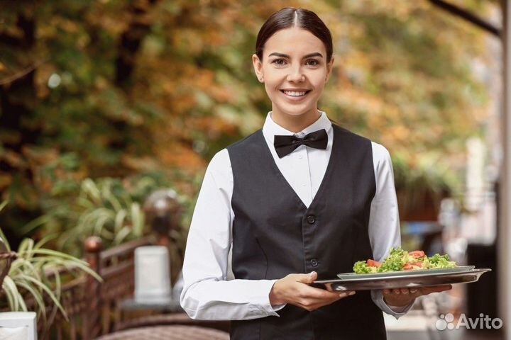 Официант в кафе-ресторан ул. Волгоградская