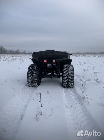 Плавающий квадроцикл АКПП