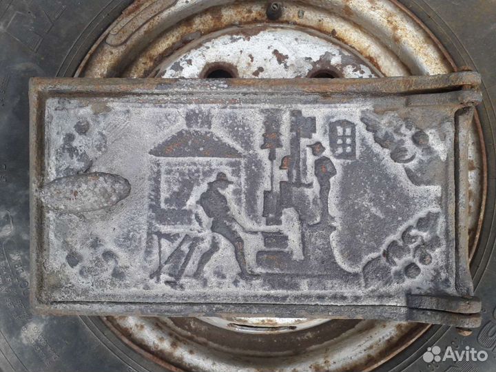 Дверца для печки 20- 30годов соцреализм