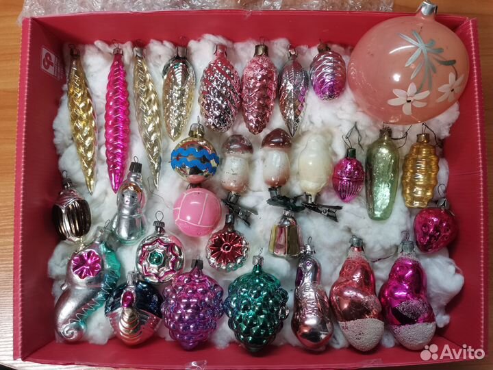 Елочные игрушки СССР