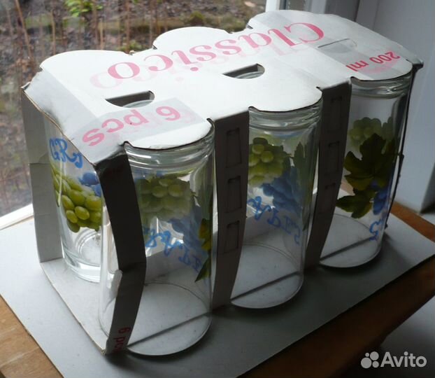 Стаканы 6 шт Гусь-Хрустальный.Цена за все