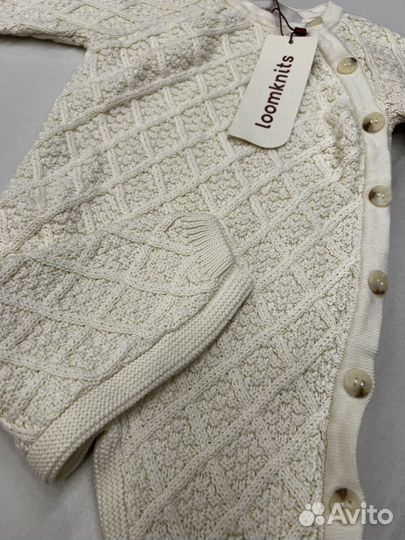 Вязаный комбинезон 68 Loomknits