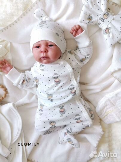 Комплект на выписку для девочки лето