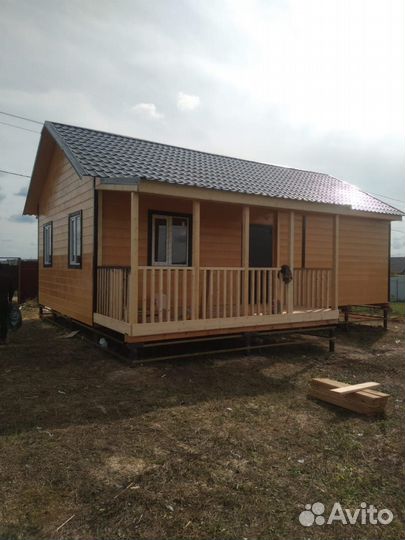 Каркасный дачный домик