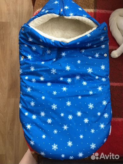 Конверт зимний на выписку