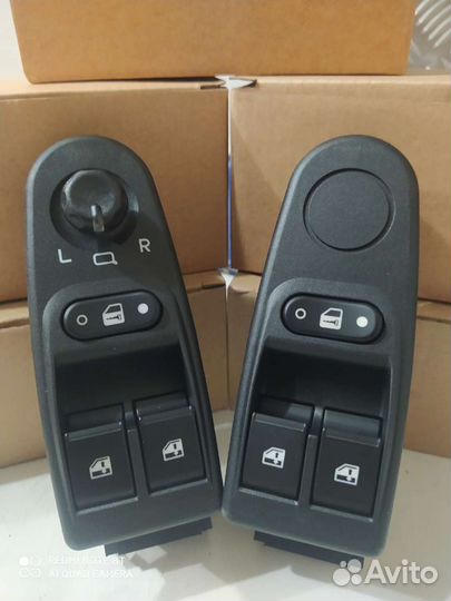 Блок управления стеклоподъемниками Калина Новый