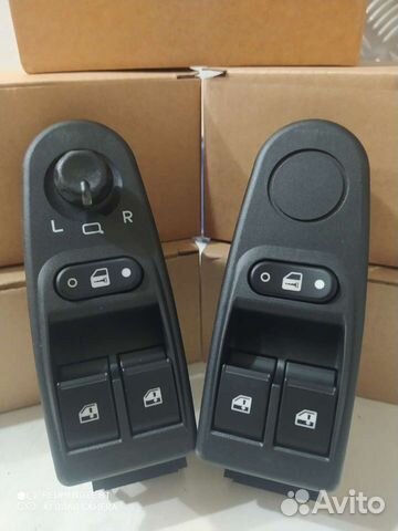 Блок управления стеклоподъемниками Калина Новый