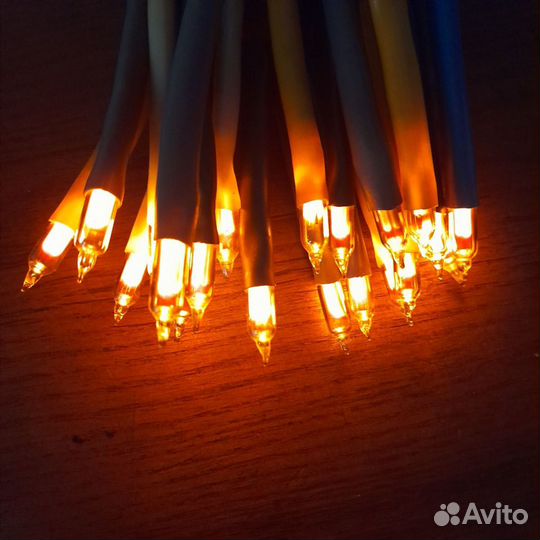 Новогодняя гирлянда СССР свечки