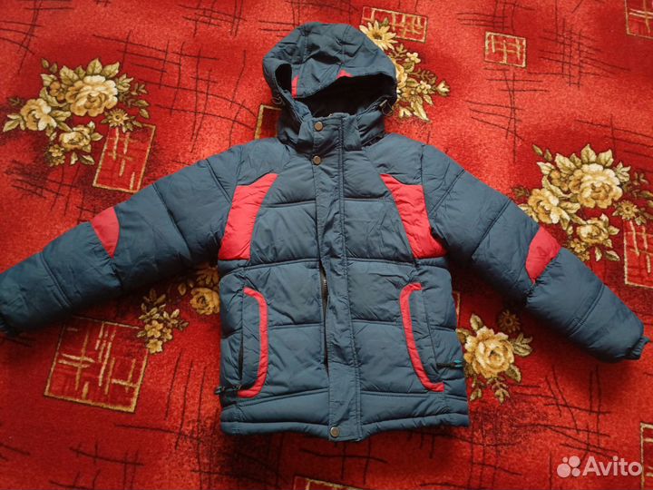 Куртка зимняя для мальчика 5-7 лет