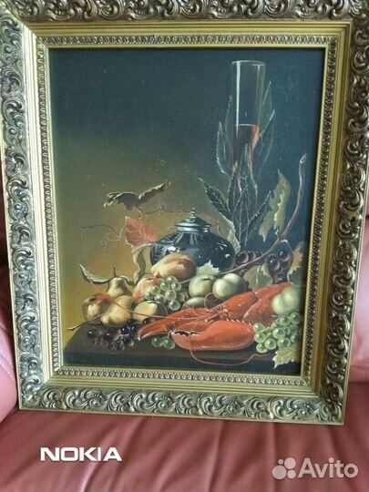 Картина маслом на холсте Натюрморт