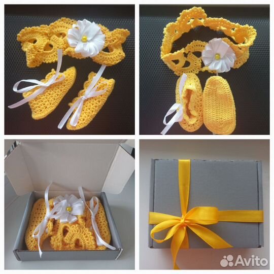 Набор Чепчик и Пинетки