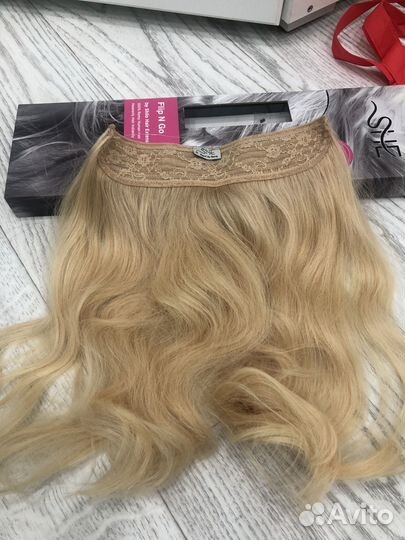 Волосы на заколках