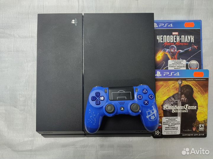 PlayStation 4 FAT 500GB чёрная матовая