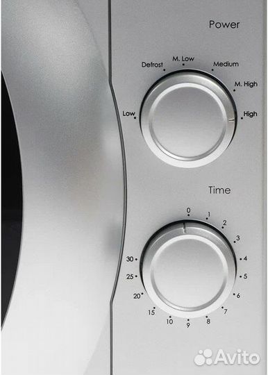 Микроволновая печь candy серебристая новая