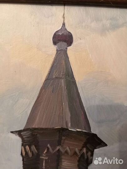 Картина Успенская церковь Куйкин Кондопога