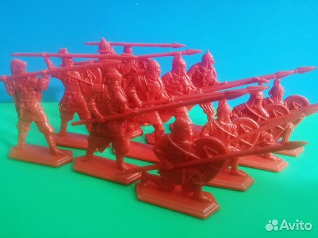 Солдатики -Русская дружина,большой полк,набор 12шт