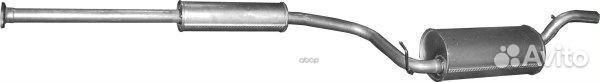 Глушитель задняя часть 1214 Polmostrow