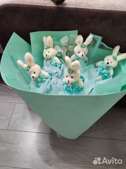 Букеты из мягких игрушек