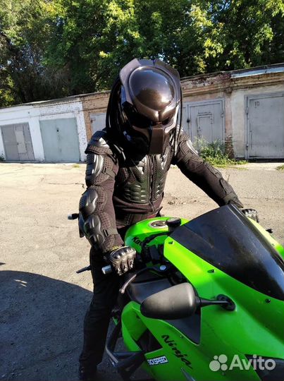 Новый Мото шлем Хищник Predator