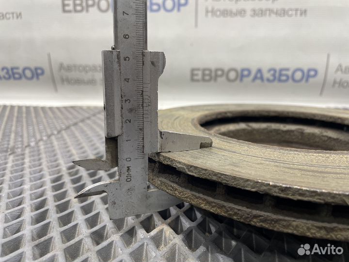 Диск тормозной передний вентилируемый Hyundai Solaris 2010-2017