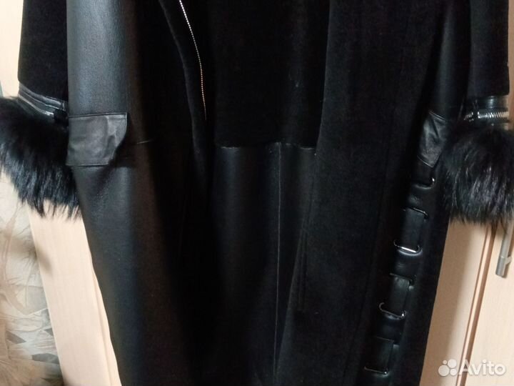 Дубленка авиатор женская зимняя