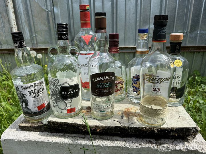 Продам бутылки от элитного алкоголя