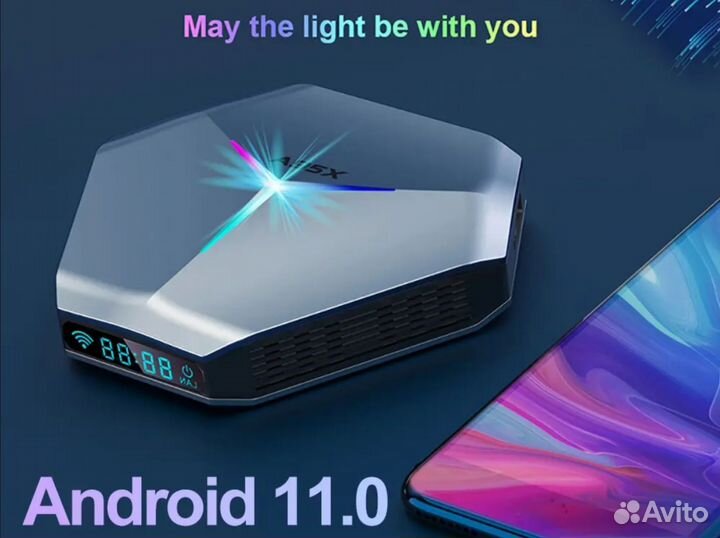 Тв приставка SMART TV прошитая A95X F4/Q Андроид
