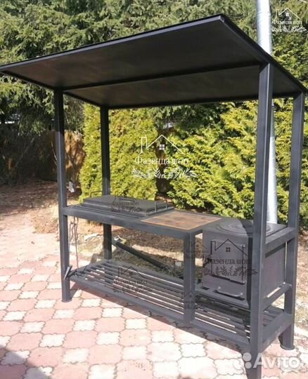 Мангал в стиле loft