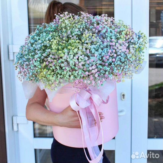 Букеты, композиции из гипсофилы. С доставкой