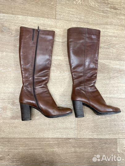 Сапоги женские натуральная кожа 37