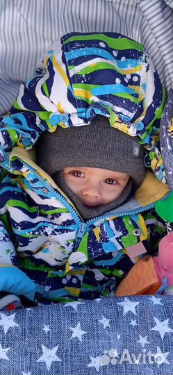 Комплект шапка и снуд детский