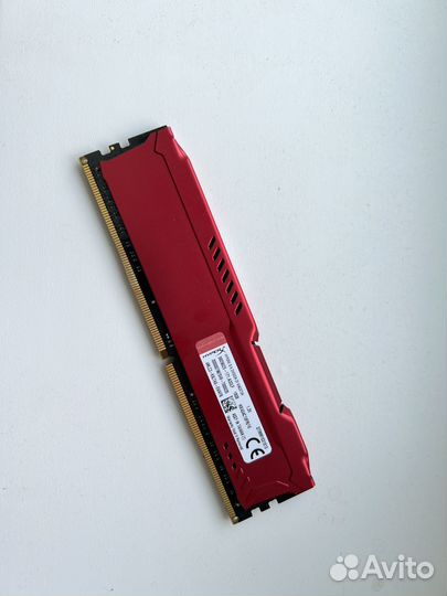 Оперативная память HyperX fury Red Series 16Gb