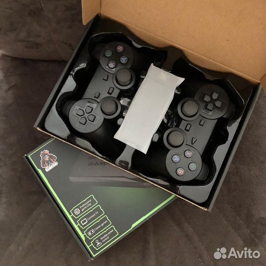 Игровая приставка game stick 4К Батарейки подарок