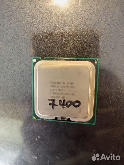 Процессор LGA 775 Intel Core2Duo E7400 2.8Ghz