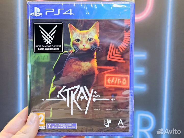 Новый диск ps4 ps5 Stray, русская версия