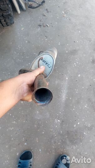 Глушитель задняя часть. LADA Granta. Лифтбек.2017г