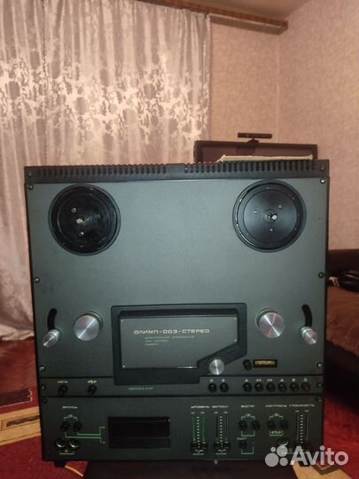 Катушечный магнитофон олимп 003