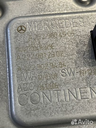 Блок фар mercedes 222