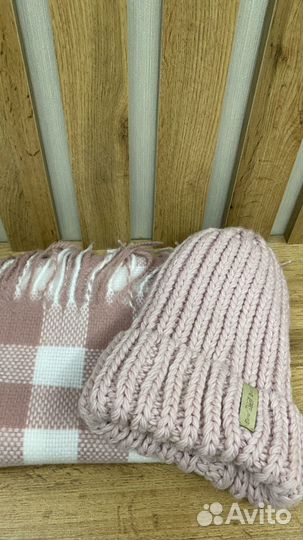 Шапка женская с шарфом