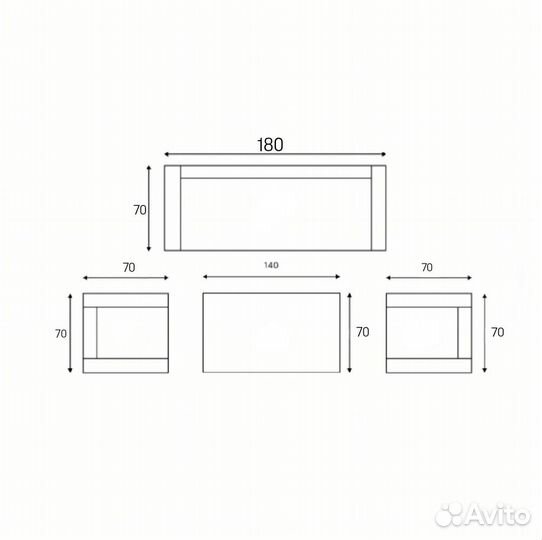 Садовая мебель из дерева,лаунж зона,уличная мебель