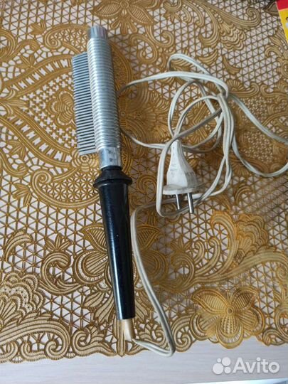 Плойка для волос СССР в рабочем состоянии